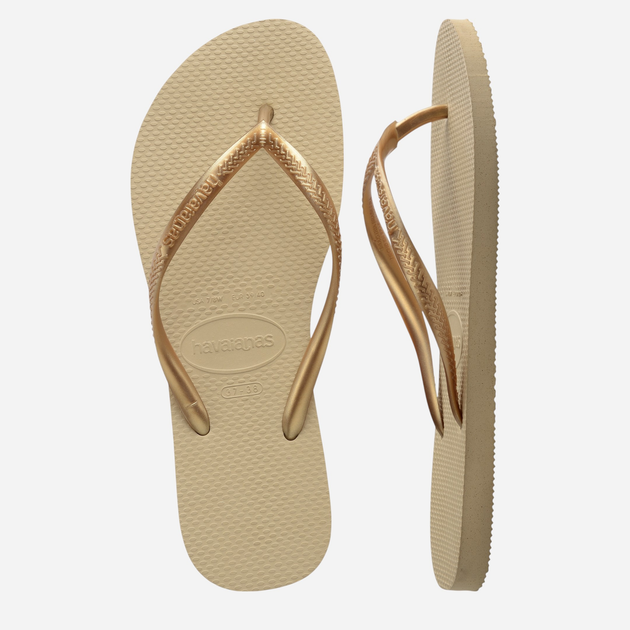 Жіночі в'єтнамки для пляжу Havaianas 4000030.2719 37-38 (35-36BR) Пісочний/Золотистий (7890557502477) - зображення 7