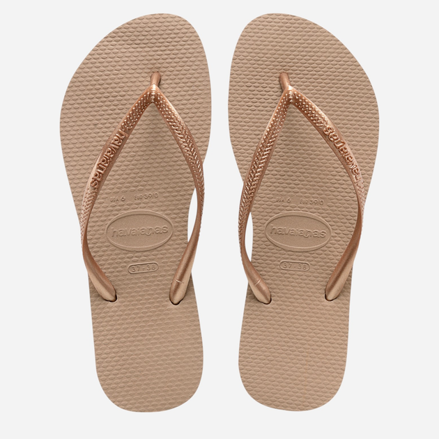 Жіночі в'єтнамки для пляжу Havaianas 4000030.3581 41-42 (39-40BR) Рожеве золото (7891266542075) - зображення 7