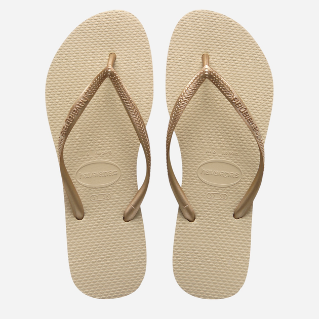 Klapki japonki damskie basenowe Havaianas 4000030.2719 43-44 (41-42BR) Piaskowy/Złocisty (7890557502507) - obraz 8