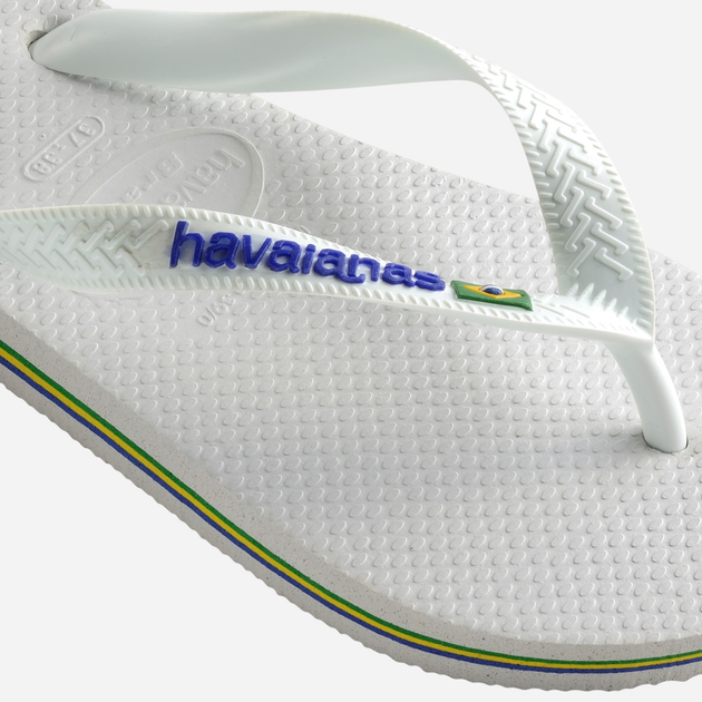 Чоловічі в'єтнамки для пляжу Havaianas 4110850.0001 47-48 (45-46BR) Білі (7891109342404) - зображення 7