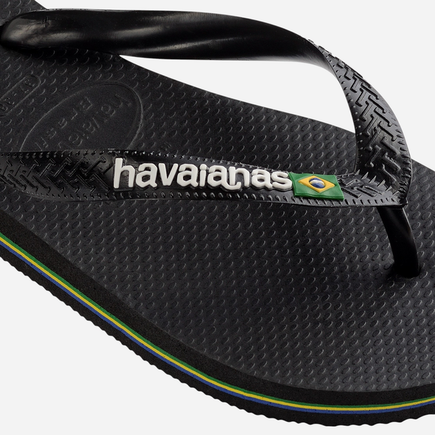 Klapki japonki damskie basenowe Havaianas 4110850.1069 39-40 (37-38BR) Czarne (7891224864591) - obraz 7