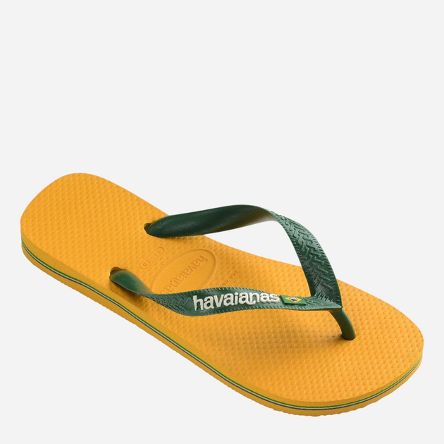 Чоловічі в'єтнамки для пляжу Havaianas 4110850.1740 43-44 (41-42BR) Жовті (7909843310518) - зображення 3