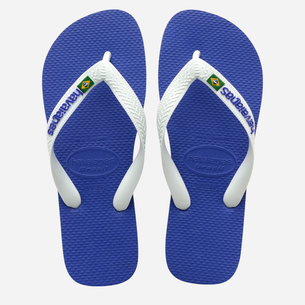 Klapki japonki damskie basenowe Havaianas 4110850.2711 39-40 (37-38BR) Niebieskie (7895265369800) - obraz 4