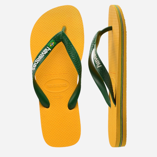Жіночі в'єтнамки для пляжу Havaianas 4110850.1740 41-42 (39-40BR) Жовті (7909843310501) - зображення 5