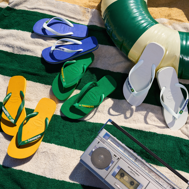 Klapki japonki damskie basenowe Havaianas 4110850.2711 39-40 (37-38BR) Niebieskie (7895265369800) - obraz 8