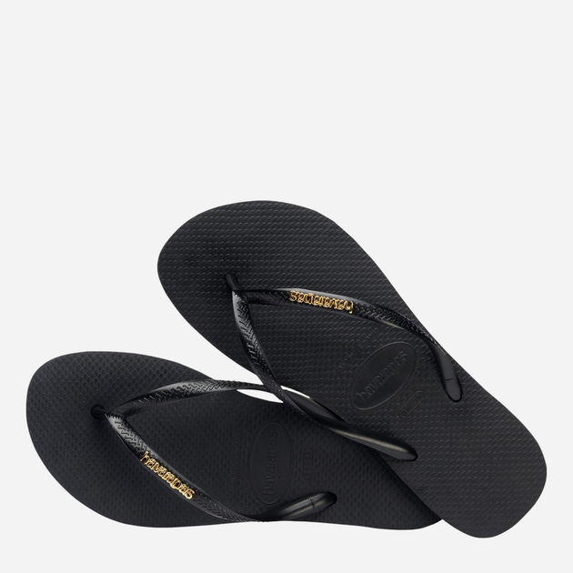 Klapki japonki damskie basenowe Havaianas 4119875.1924 41-42 (39-40BR) Czarne (7895265009218) - obraz 3