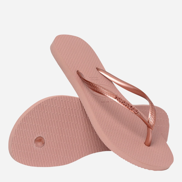 Жіночі в'єтнамки для пляжу Havaianas 4119875.6459 37-38 (35-36BR) Світло-рожеві (7909989988565) - зображення 7