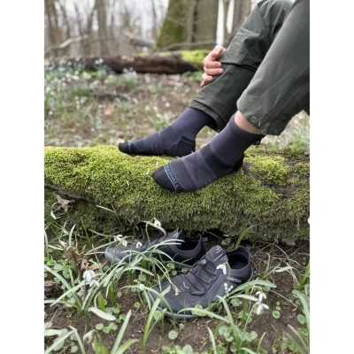 Водонепроницаемые носки Dexshell Running Lite 2.0 Socks сірі розмір S (36-38) (DS20610TLG2.0-S) - изображение 5