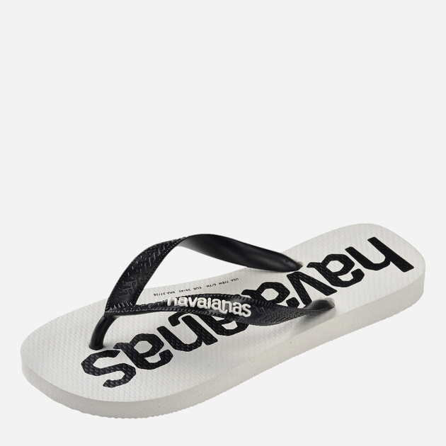 Чоловічі в'єтнамки для пляжу Havaianas 4145741.3624 43-44 (41-42BR) Білий/Чорний (7909989155516) - зображення 3