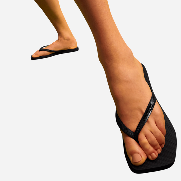 Klapki japonki damskie basenowe Havaianas 4148301.0090 37-38 (35-36BR) Czarne (7909843020592) - obraz 3