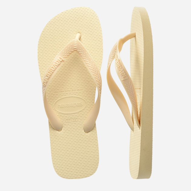 Klapki japonki damskie basenowe Havaianas 4149369.9256 39-40 (37-38BR) Mleczne (7909989580363) - obraz 4