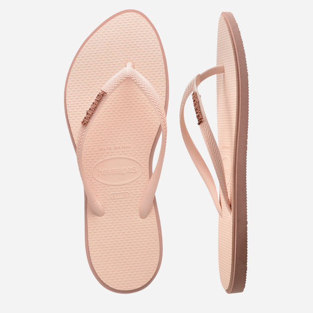 Жіночі в'єтнамки для пляжу Havaianas 4149584.3544 39-40 (37-38BR) Світло-рожеві (7909989495865) - зображення 4