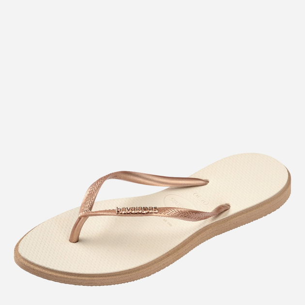 Жіночі в'єтнамки для пляжу Havaianas 4149584.6842 41-42 (39-40BR) Бежевий/Рожеве золото (7909989587034) - зображення 3