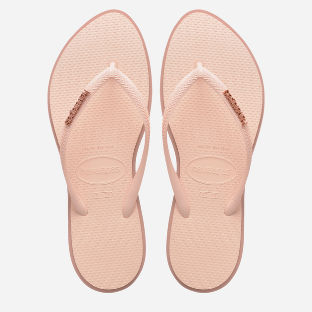 Жіночі в'єтнамки для пляжу Havaianas 4149584.3544 41-42 (39-40BR) Світло-рожеві (7909989495872) - зображення 5