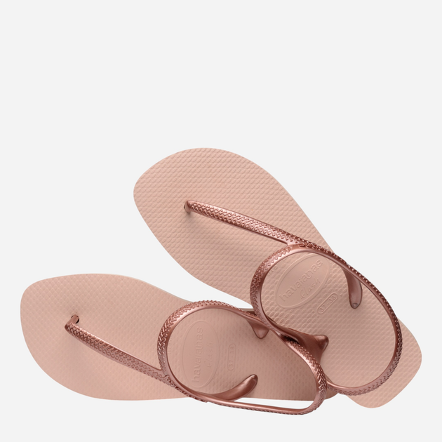 Sandały damskie japonki Havaianas 4000039.3606 43-44 (41-42BR) Bladoróżowy/Złoty (7893249494432) - obraz 5