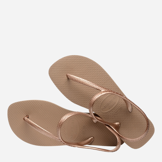 Sandały damskie japonki Havaianas 4000039.3581 39-40 (37-38BR) Różowe złoto (7891266181649) - obraz 6