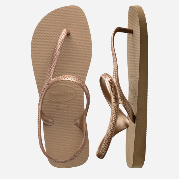 Sandały damskie japonki Havaianas 4000039.3581 43-44 (41-42BR) Różowe złoto (7891266181663) - obraz 7