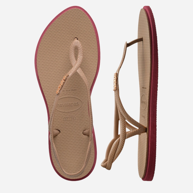Жіночі сандалії Havaianas 4149921.3581 39-40 (37-38BR) Коричневі (7909989823132) - зображення 4