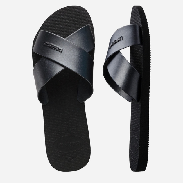 Жіночі шльопанці Havaianas 4148866.0090 43-44 (41-42BR) Чорні (7909843591771) - зображення 4