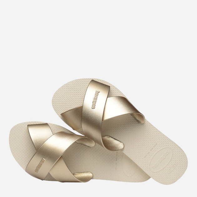 Жіночі шльопанці Havaianas 4148866.0121 37-38 (35-36BR) Бежеві (7909989527900) - зображення 3