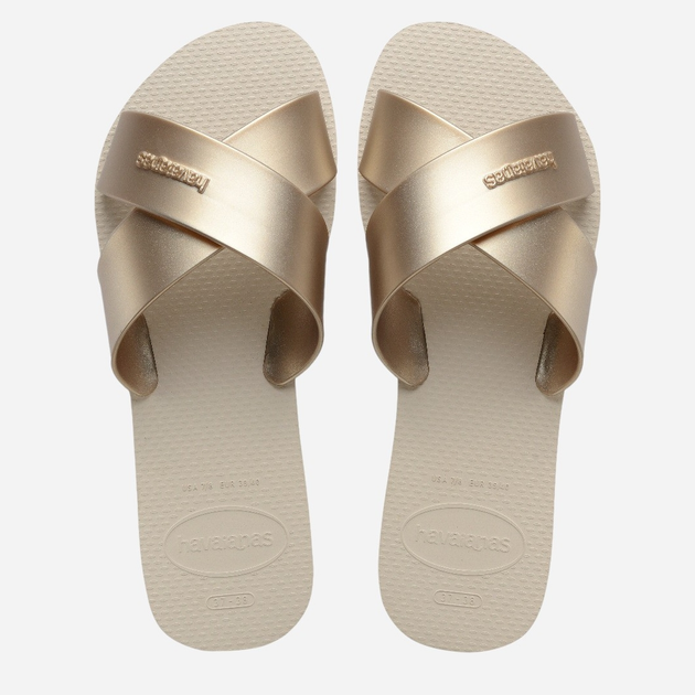 Жіночі шльопанці Havaianas 4148866.0121 37-38 (35-36BR) Бежеві (7909989527900) - зображення 5