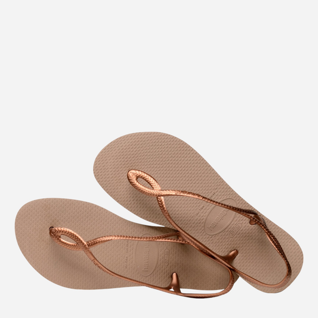 Жіночі сандалії Havaianas 4129697.5282 41-42 (39-40BR) Рожеве золото (7891224099184) - зображення 5