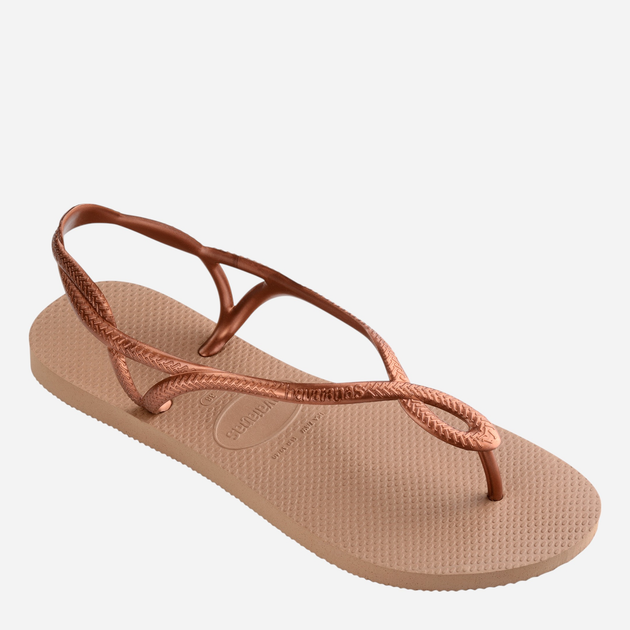 Sandały damskie japonki Havaianas 4129697.5282 43-44 (41-42BR) Różowe złoto (7891224099191) - obraz 4