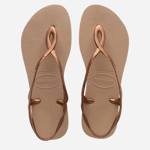 Жіночі сандалії Havaianas 4129697.5282 39-40 (37-38BR) Рожеве золото (7891224099177) - зображення 6