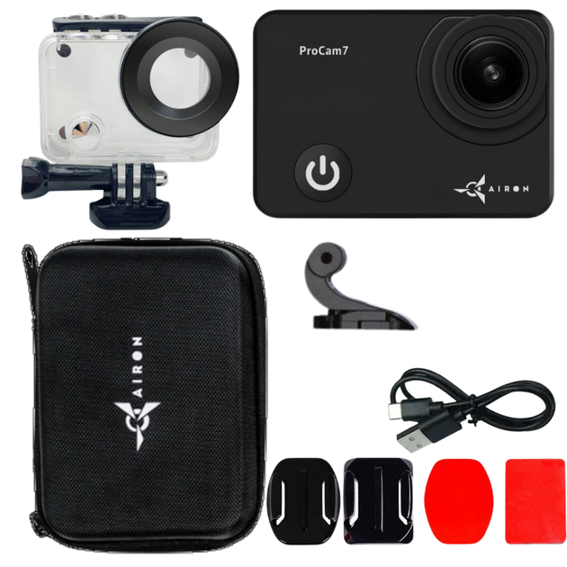 Видеокамера AirOn ProCam 7 Black (4822356754468) - Фото 1 Видеокамера AirOn ProCam 7 Black (4822356754468) - изображение 1