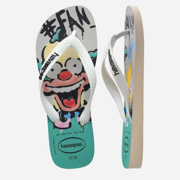Чоловічі в'єтнамки для пляжу Havaianas 4137889.0121 41-42 (39-40BR) Бежеві (7909989480021) - зображення 4