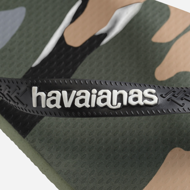 Чоловічі в'єтнамки для пляжу Havaianas 4141398.6132 41-42 (39-40BR) Оливковий/Чорний (7909843891604) - зображення 5
