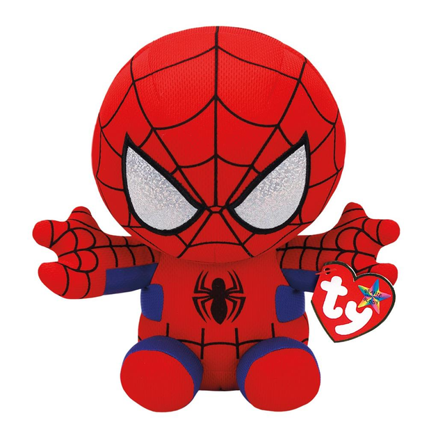 Maskotka Ty Beanie Buddy Marvel Spiderman 24 cm 2013444 (0008421962990) - obraz 3