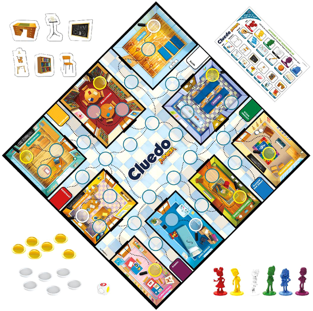 Настільна гра Hasbro Cluedo Junior 2012077 (5010996110824) - зображення 3