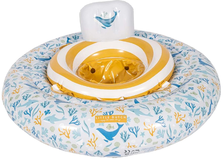Колесо для купання Little Dutch Ocean Dreams Babyfloat Swimming Wheel синє 2012847 (8712051132297) - зображення 4
