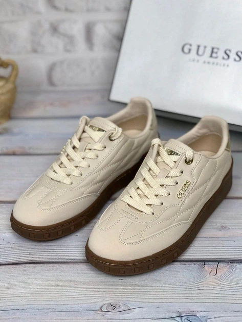 Кеды женские Guess Iquilt Quilted Low-top Sneakers 38 (7.5) 24.5 см (GWIQUILT) - Фото 4 Кеды женские Guess Iquilt Quilted Low-top Sneakers 38 (7.5) 24.5 см (GWIQUILT) - изображение 4