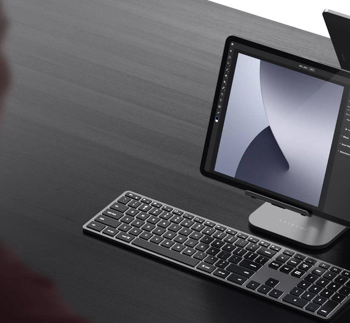 Клавіатура Satechi X3 Slim Mechanical Backlit Bluetooth Keyboard Dark UA (ST-BTSX3M) - зображення 6