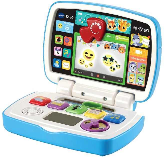 Laptop interaktywny Vtech Baby Baby's Eerste 2011500 (3417765247231) - obraz 3