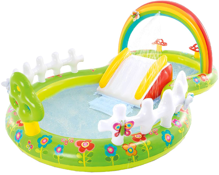Plac zabaw dmuchany Intex Garden Play Center 290 x 180 cm (6941057420165) - obraz 4