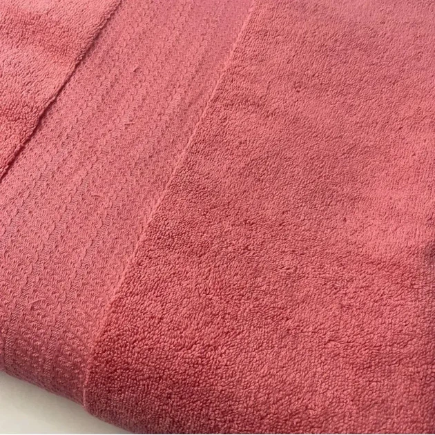 Полотенце махровое Aisha Зара, розовое, 700г/м2, 50х90 см - изображение 2
