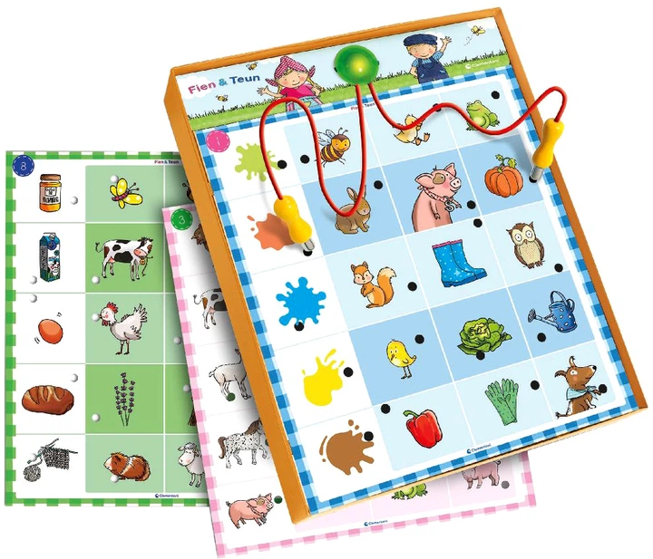 Настільна гра Clementoni Education Fien And Teun Quiz 2014114 (8005125811687) - зображення 2