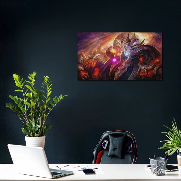 Интерьерная картина Дота 2, Инвокер, Carl the Invoker, Dota 2, плакат для геймера, 24×42 см (id2325) - изображение 5