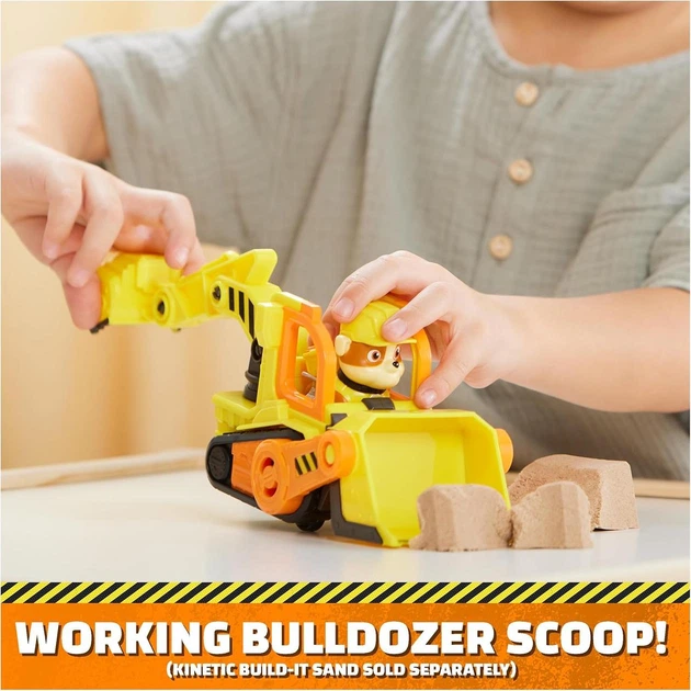 Ігровий набір Щенячий Патруль Бульдозер Кремеза Paw Patrol Rubble’s Bulldozer Rubble & Crew 6067205 - Фото 4 Ігровий набір Щенячий Патруль Бульдозер Кремеза Paw Patrol Rubble’s Bulldozer Rubble & Crew 6067205 - зображення 4