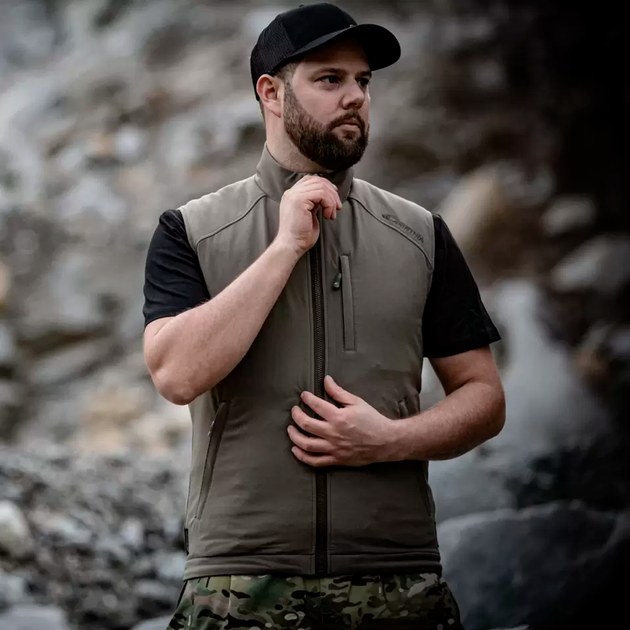 Жилет Carinthia G-LOFT Climate Vest, Olive, M - зображення 4