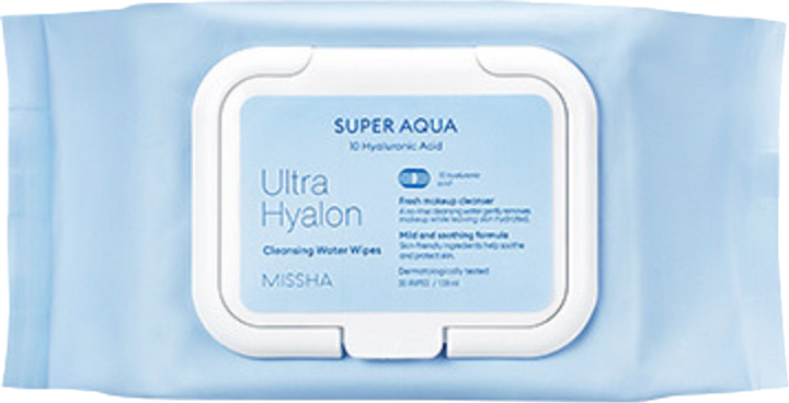 MISSHA - Super Aqua Ultra Hyalon Cleansing Water Wipes