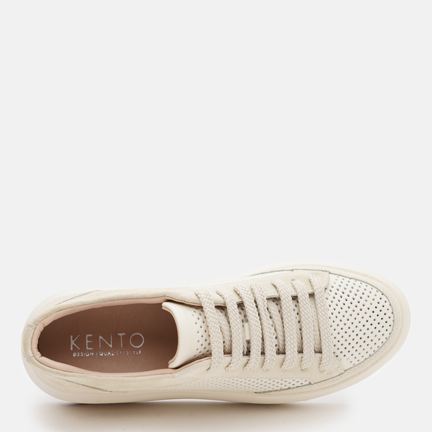 Жіночі кеди низькі Kento 2503 36 23.8 см Бежеві (KN2000000210896) - зображення 6