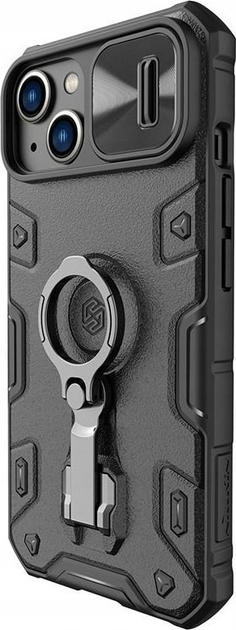 Etui Nillkin CamShield Armor Pro Magnetic Case do Apple iPhone 14 Plus MagSafe Black (6902048248830) - obraz 5
