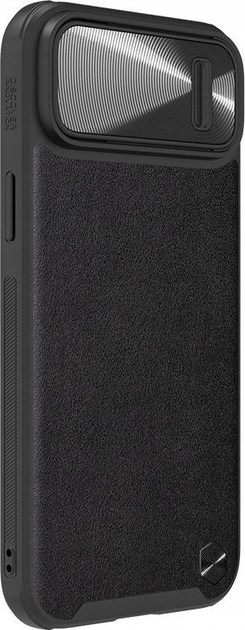 Панель Nillkin CamShield Leather S Case для Apple iPhone 14 Plus Black (6902048249714) - зображення 3