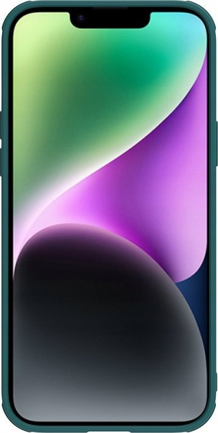 Etui Nillkin CamShield Leather S Case do Apple iPhone 14 Plus Green (6902048249738) - obraz 4