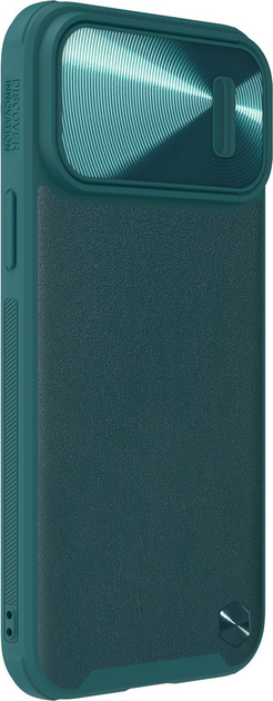 Панель Nillkin CamShield Leather S Case для Apple iPhone 14 Pro Max Green (6902048249769) - зображення 3