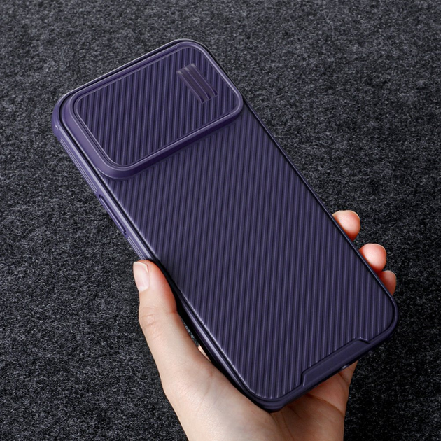 Etui Nillkin CamShield S Case do Apple iPhone 14 Pro Max Purple (6902048258983) - obraz 6